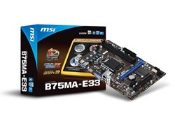 MSI B75MA-E33 Motherboard